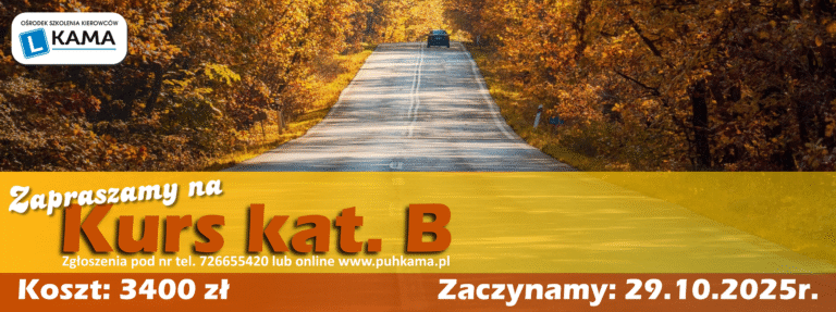 Jesienny kurs kat. B