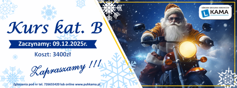 Świąteczny kurs kat. B