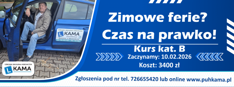 Zimowe ferie? Czas na prawko!