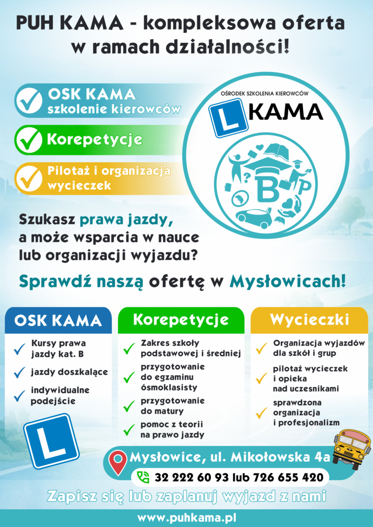PUH KAMA – kompleksowa oferta w ramach działalności przedsiębiorstwa
